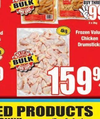 Boxer Chicken drumsticks offer