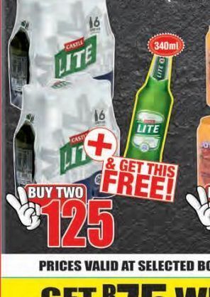 Castle lite beer 2