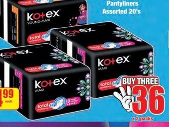 Kotex sanitary pads 3
