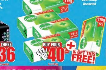 Boxer Dettol soap 4 offer
