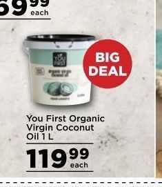 Food Lover's Market You first coconut oil offer
