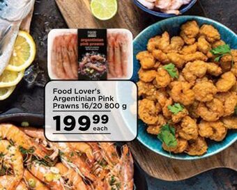 Food Lover's Market Food lover's market prawns offer