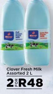 Food Lover's Market Clover milk 2 offer