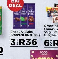Food Lover's Market Cadbury chocolate 3 offer