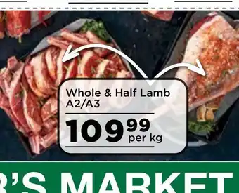 Food Lover's Market Whole lamb offer