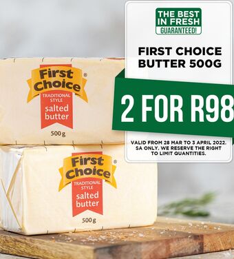 First choice butter 2