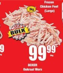Boxer Chicken feet offer