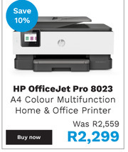 First Shop HP Officejet Pro 8023 A4 Colour Multifunction Home & Office Printer offer