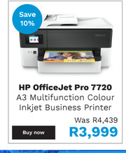 First Shop HP Officejet Pro 7720 A4 Multifunction Colour Inkjet Business Printer offer