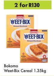 Game Bokomo Weet-Bix Cereal-For 2 x 1.35kg offer