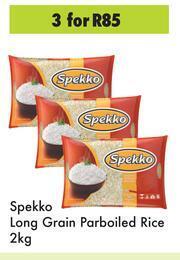 Spekko Long Grain Parboiled Rice-For 3 x 2kg