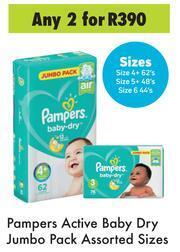 Game Pampers Active Baby Dry Jumbo Pack (Assorted Sizes)-For Any 2 offer