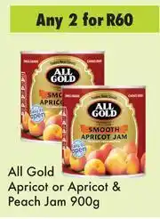 Game All Gold Apricot Or Apricot Or Peach Jam-For Any 2 x 900g offer