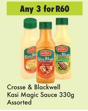 Game Crosse & Blackwell Kasi Magic Sauce Assorted-For Any 3 x 330g offer