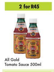 Game All Gold Tomato Sauce-For 2 x 500ml offer