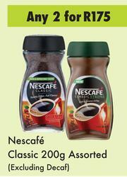 Game Nescafe Classic Assorted-For Any 2 x 200g offer