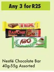 Game Nestle Chocolate Bar Assorted-For Any 3 x 40g-55g offer