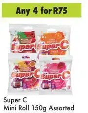 Game Super C Mini Roll Assorted-For 4 x 150g offer