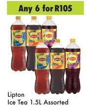 Game Lipton Ice Tea Assorted-For 6 x 1.5L offer
