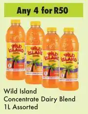 Game Wild Island Concentrate Dairy Blend-For 4 x 1L offer