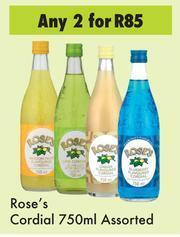 Game Rose's Cordial Assorted-For 2 x 750ml offer