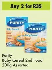 Game Purity Baby Cereal 2nd Food Assorted-For 2 x 200g offer