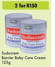 Game Sudocrem Barrier Baby Care Cream-For 2 x 125g offer