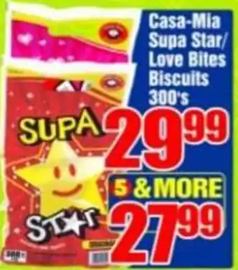 Casa-Mia Supa Star/Love Bites Biscuits 300's