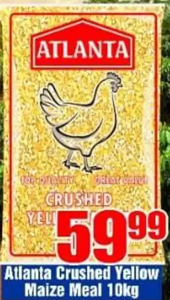 Three Star Cash and Carry Atlanta Crushed Yellow Maize Meal 10kg offer