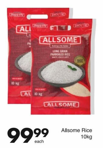 Save Allsome Rice 10kg offer