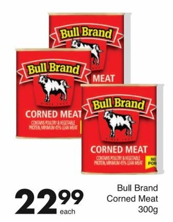 Save Bull Brand Corned Meat 300g offer