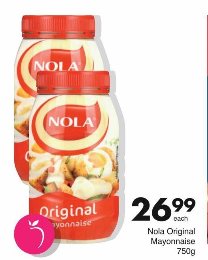 Nola Original Mayonnaise 750g offer at Save
