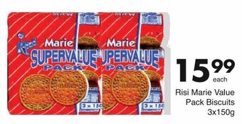 Save Risi Marie Value Pack Biscuits 3 x 150g offer