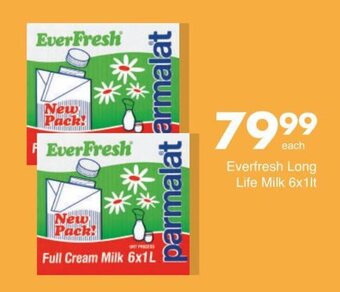 Everfresh Long Life Milk 6 x 1lt