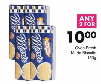 Save Oven Fresh Marie Biscuits 2 x 150g offer