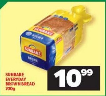 Usave Sunbake Everyday Brown Bread 700g offer