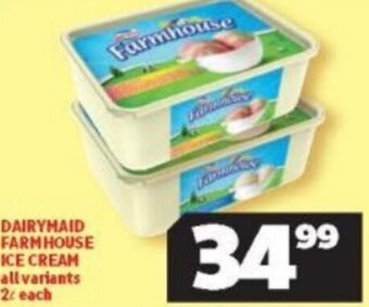 Dairymaid Farmhouse Ice Cream All Variants 2L