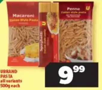 Ubrand Pasta All Variants 500g