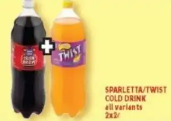 Usave Sparletta / Twist Cool Drink 2 x 2lt offer