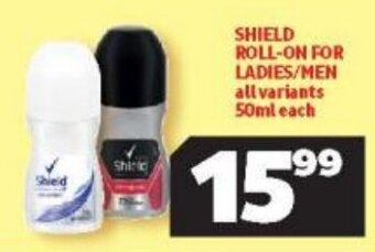 Usave Shield Roll-On for Ladies / Men All Variants 50ml offer