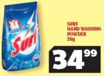 Usave Surf Handwashing Powder 2kg offer