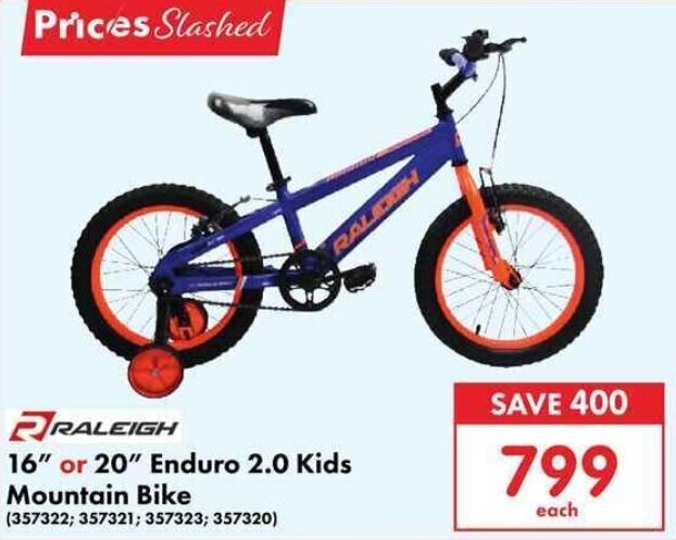 Raleigh Enduro 2.0 Kids Mountain Bike 