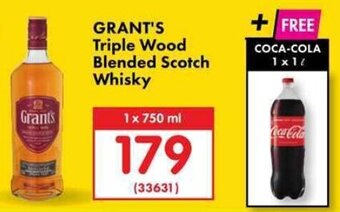 Makro Grant's Triple Wood Blended Scotch Whisky 750ml offer