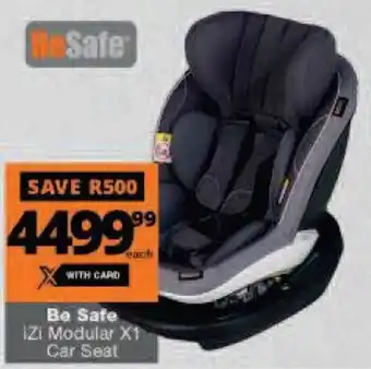 Checkers Be Safe Izi Go Modular X1 Car Seat offer
