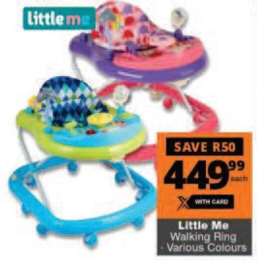 Little Me Walking Ring Offer At Checkers