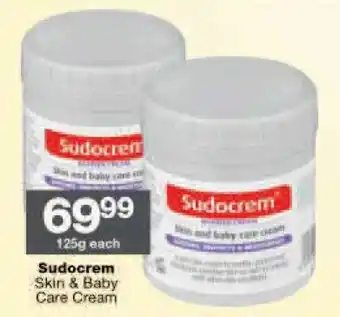 Checkers Sudocrem Skin & Baby Care Cream 125g offer