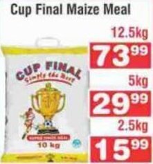 Advance Cash n Carry Cup Final Maize Meal 12,5kg offer