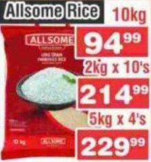 Allsome Rice 10kg