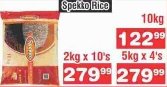 Advance Cash n Carry Spekko Rice 2kg x 10's offer