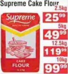 Advance Cash n Carry Supreme Cake Flour 2.5kg offer